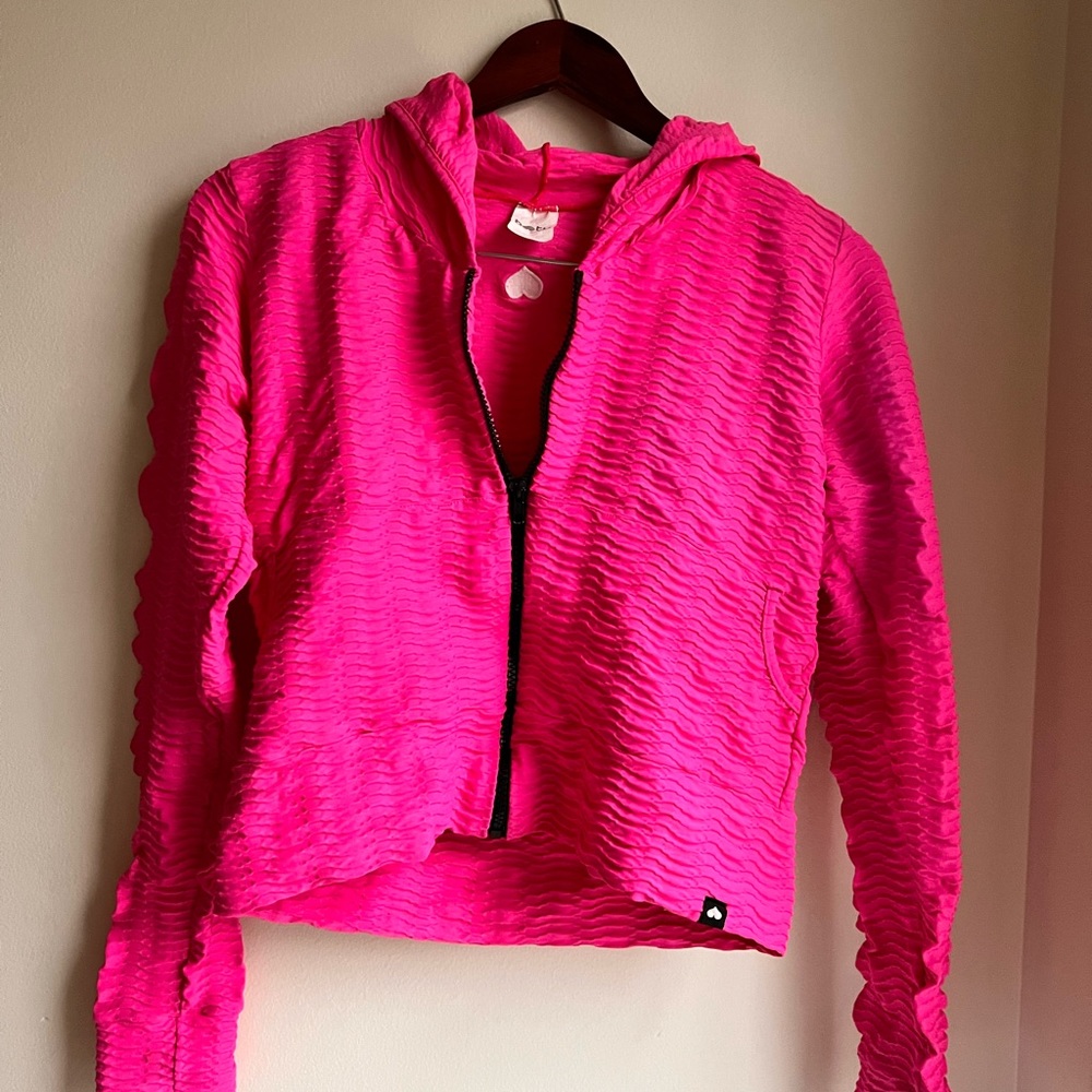 Booty By Brabants - Hot Pink - Zip Up Jacket - One Size